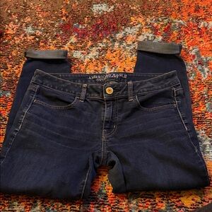 American Eagle Outfitters Women's Navy Skinny Jeans